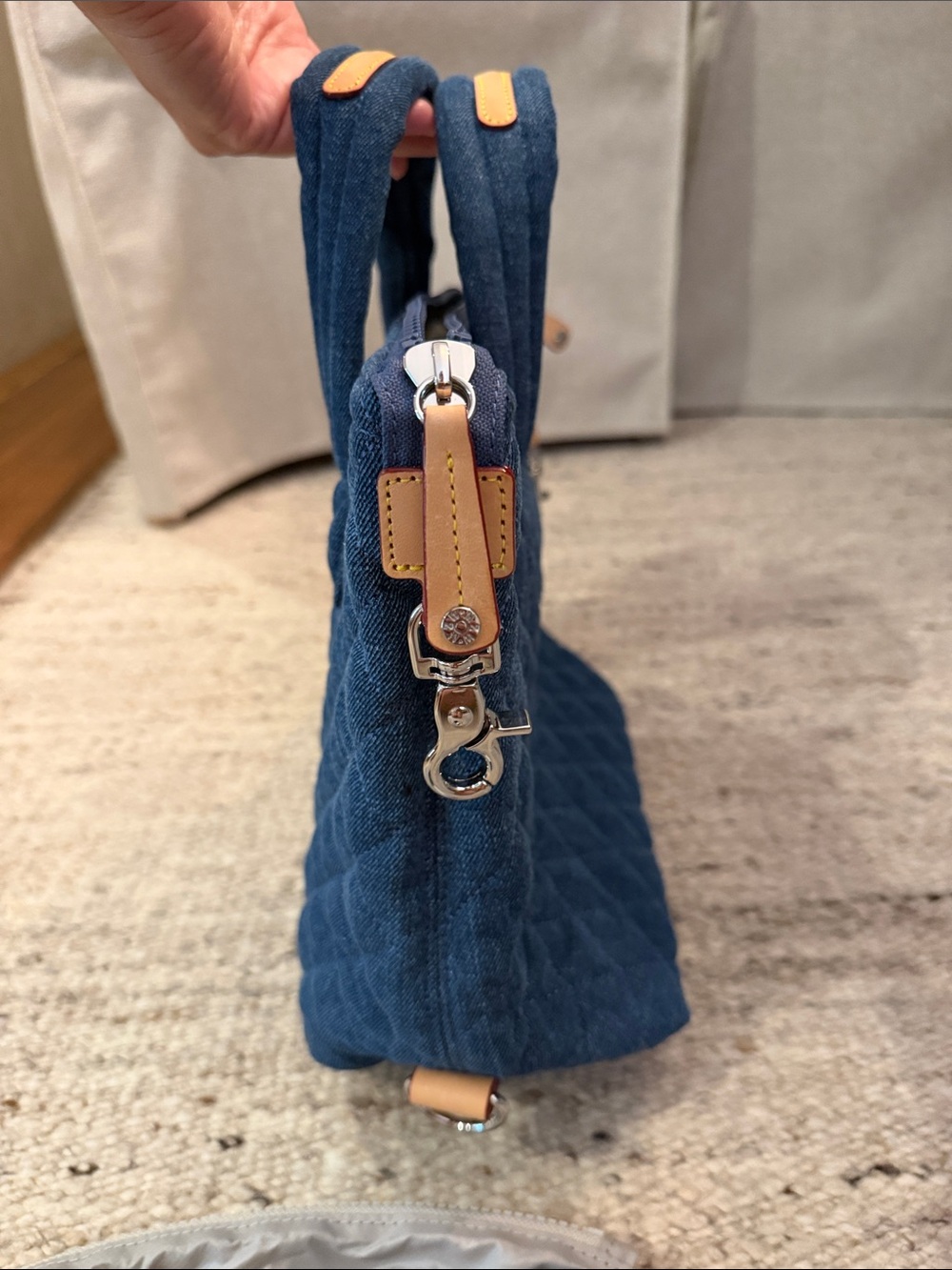 NWT MZ Wallace Small Sutton Deluxe- True Blue Denim - Picture 4 of 7
